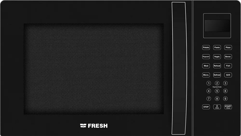 ميكروويف فريش سولو 42 لتر، 1000 وات، شاشة ديجيتال، أسود، FMW.42KC-BW