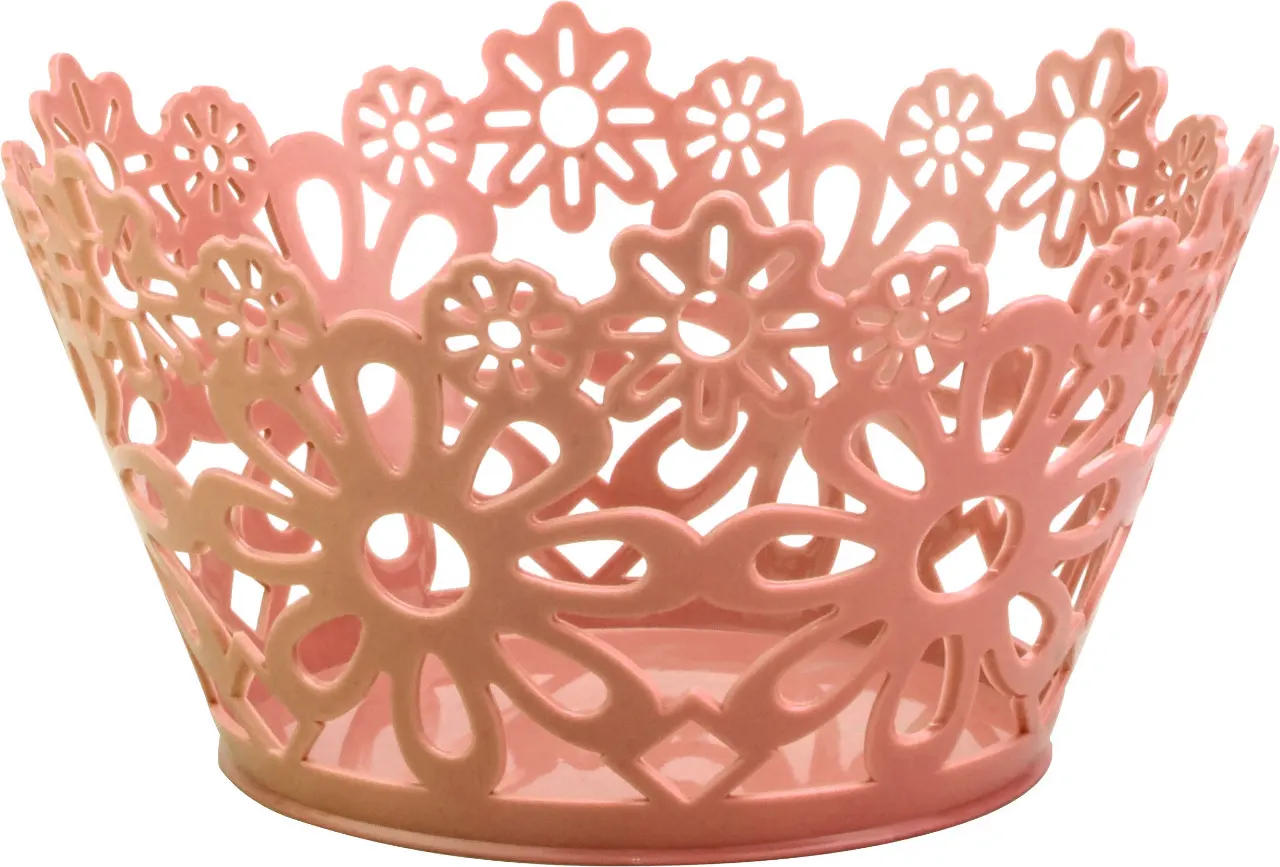 طبق فاكهه بلاستيك كبير، 29 سم،روز