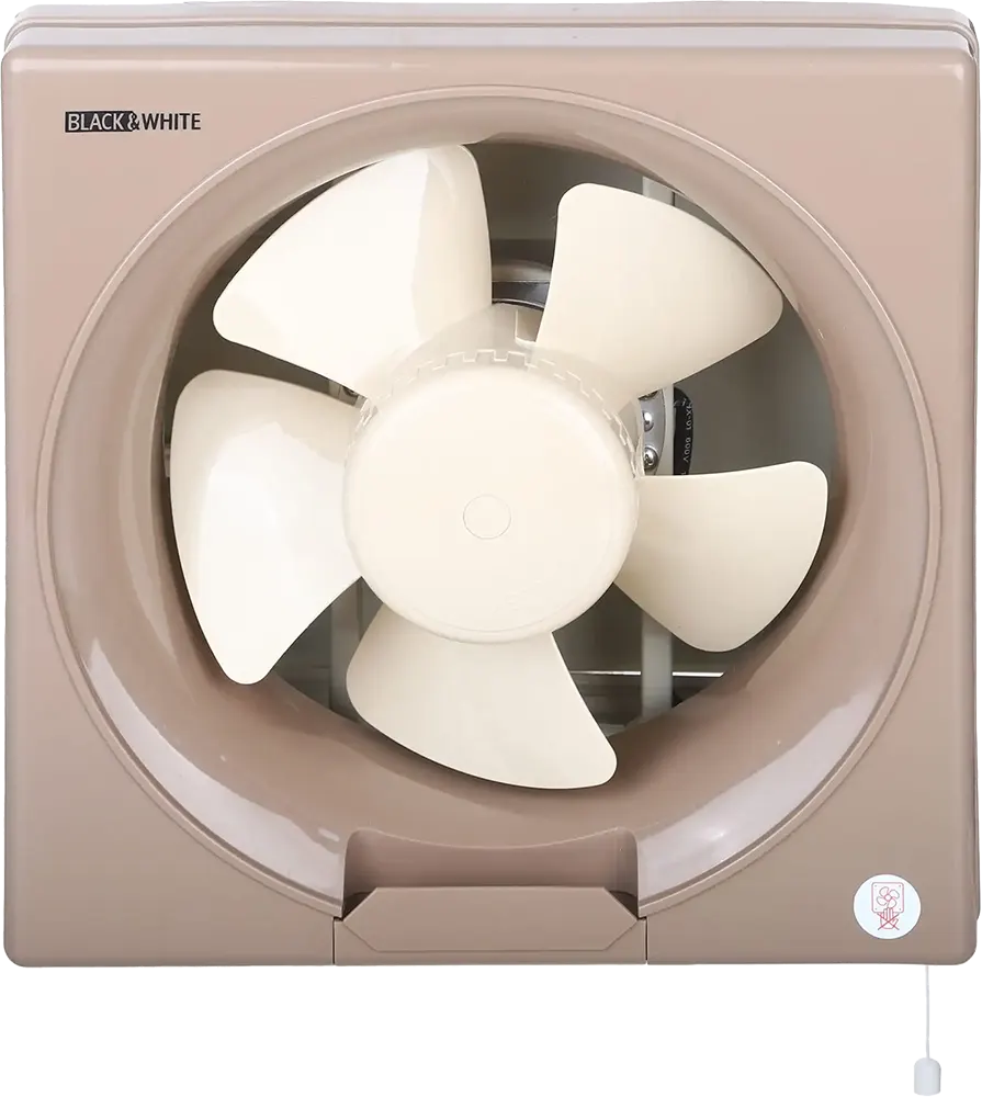 شفاط حائط مطبخ بلاك اند وايت، اطار 25*25 سم، قطر المروحة الداخلي 20 سم ،اتجاهين، بني، EF-20N