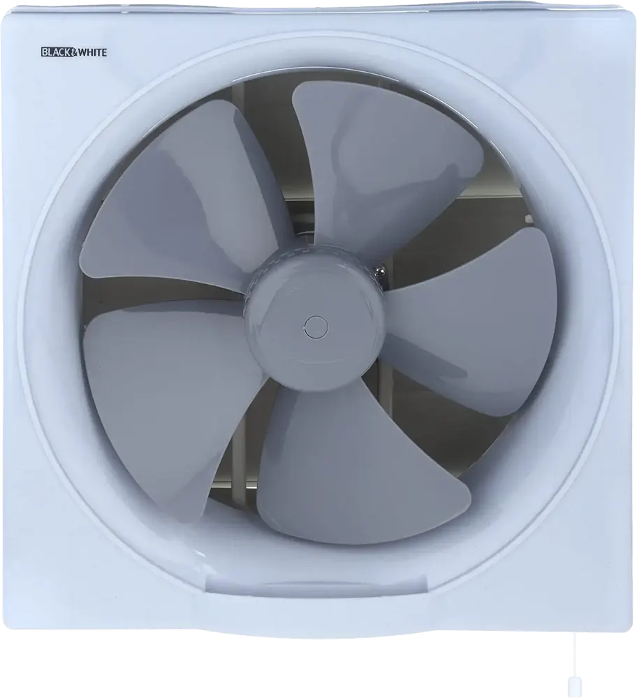 شفاط حائط مطبخ بلاك اند وايت، اطار 35*35 سم، قطر المروحة الداخلي 30 سم ،اتجاهين، أبيض، EF-30N