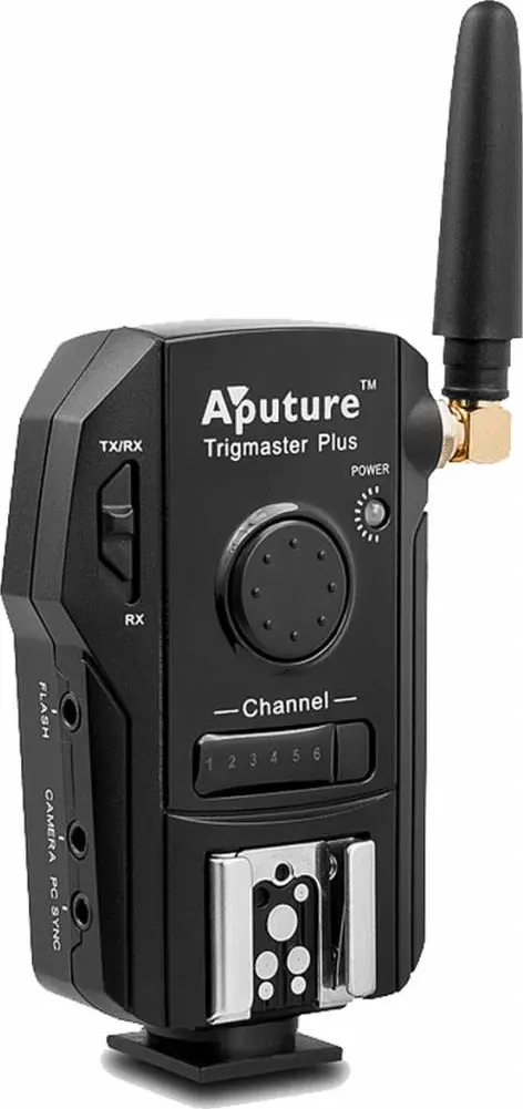 مشغل فلاش كاميرا لاسلكي أبوتشر، 2.4 جيجاهرتز، أسود