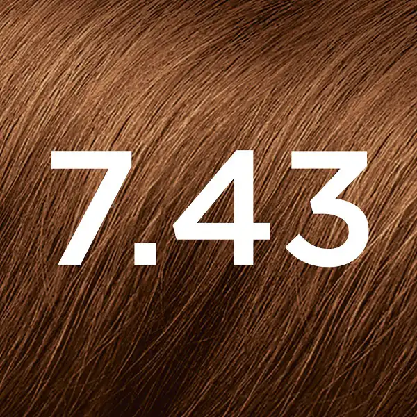 صبغة شعر فيتوكولر بدون امونيا من فيتو 7.43 أشقر ذهبي نحاسي