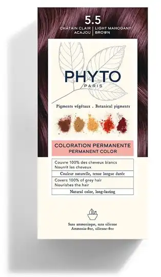 صبغة شعر بدون امونيا من فيتو 5.5 بني ماهوجني فاتح