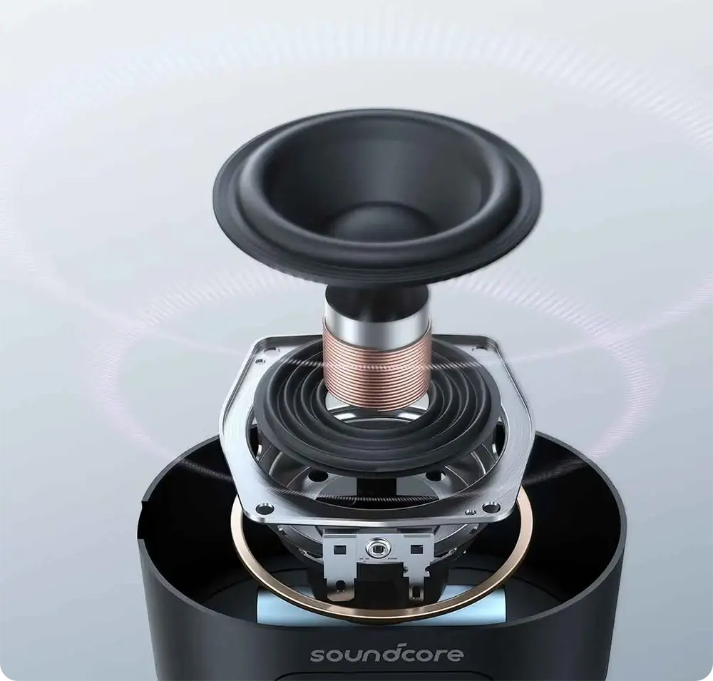 مكبر صوت محمول انكر ساوند كور بيرو ميني، 6 وات ، بلوتوث،أسود، A31A0011