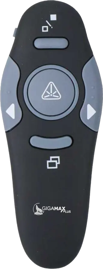 جهاز عرض ليزر لاسلكي جيجا ماكس، منفذ USB، أسود، K-100