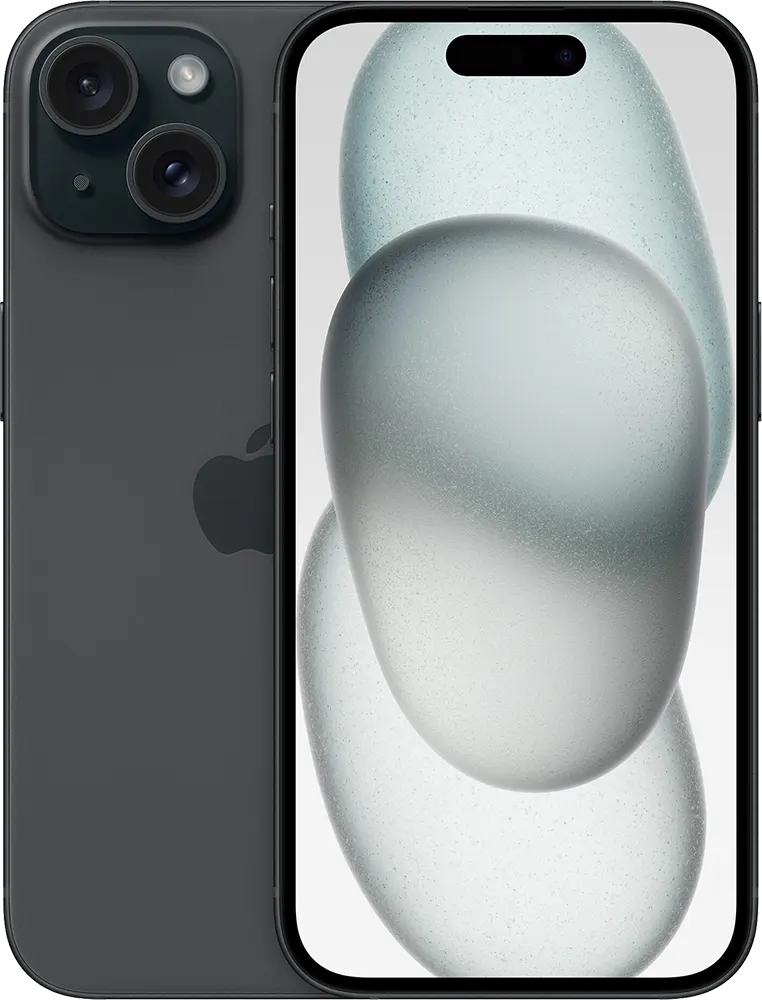 موبايل ايفون 15 ، شريحة واحدة، ذاكرة داخلية 128 جيجابايت، رامات 6 جيجابايت، شبكة الجيل الخامس، أسود