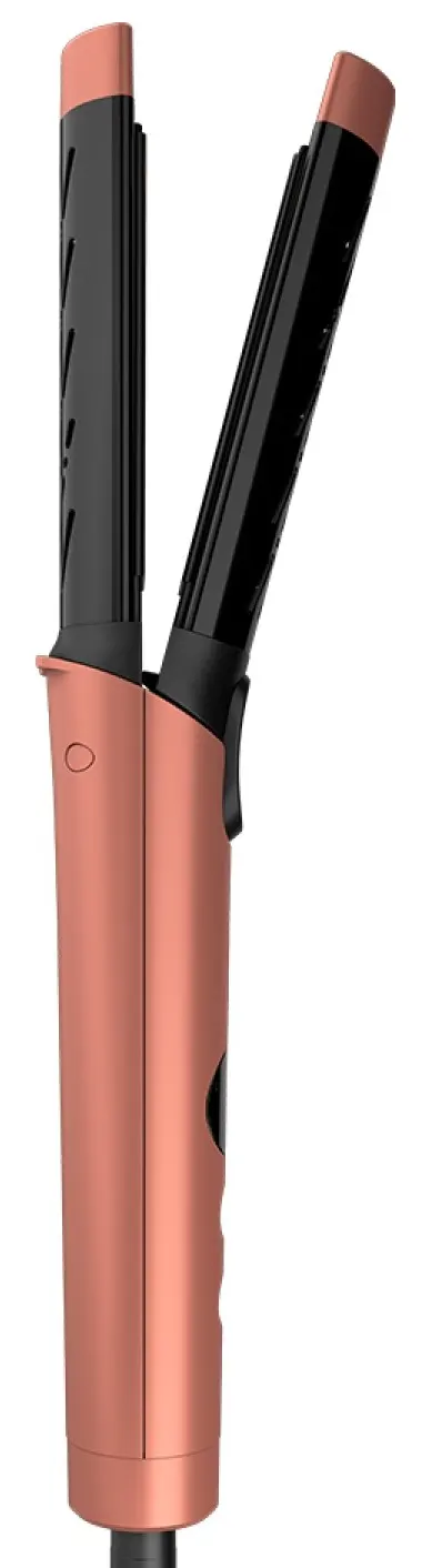 مكواة فرد وتجعيد الشعر راش براش C1 COOL ، ألواح مصنوعة من التيتانيوم ،220° سيلزيوس،روز جولد