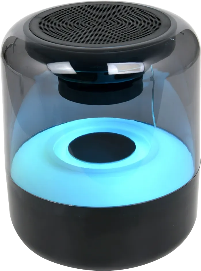 سماعة جيجاماكس بلس لاسلكي محمولة، قابلة للشحن، ضوء LED ملون، بلوتوث 5.0، متعدد الألوان، GM-04