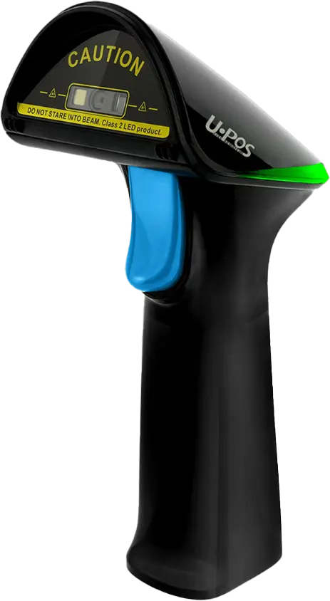 ، ماسح ضوئي سلكي للباركود يو.بوس، 2 دي، أسود، UP-770 PRO