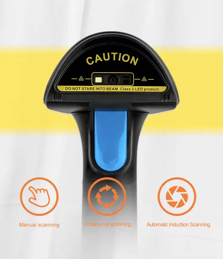 ، ماسح ضوئي سلكي للباركود يو.بوس، 2 دي، أسود، UP-770 PRO