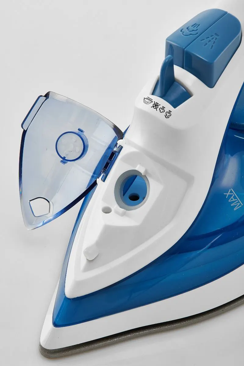 مكواة ملابس بخار ميانتا، 2400 وات، قاعدة سيراميك، أزرق،SI181109A