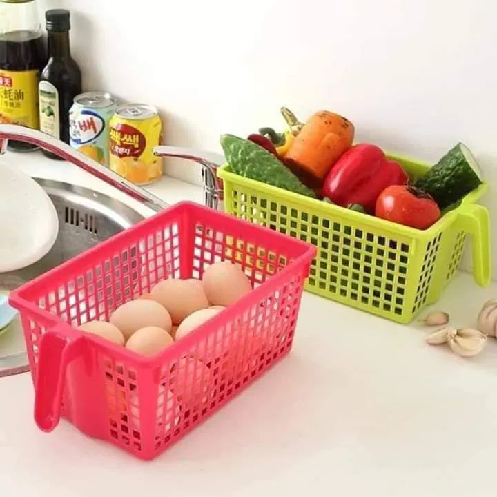 منظم ثلاجة بلاستيك كبير بيد من الوطنية ،ألوان