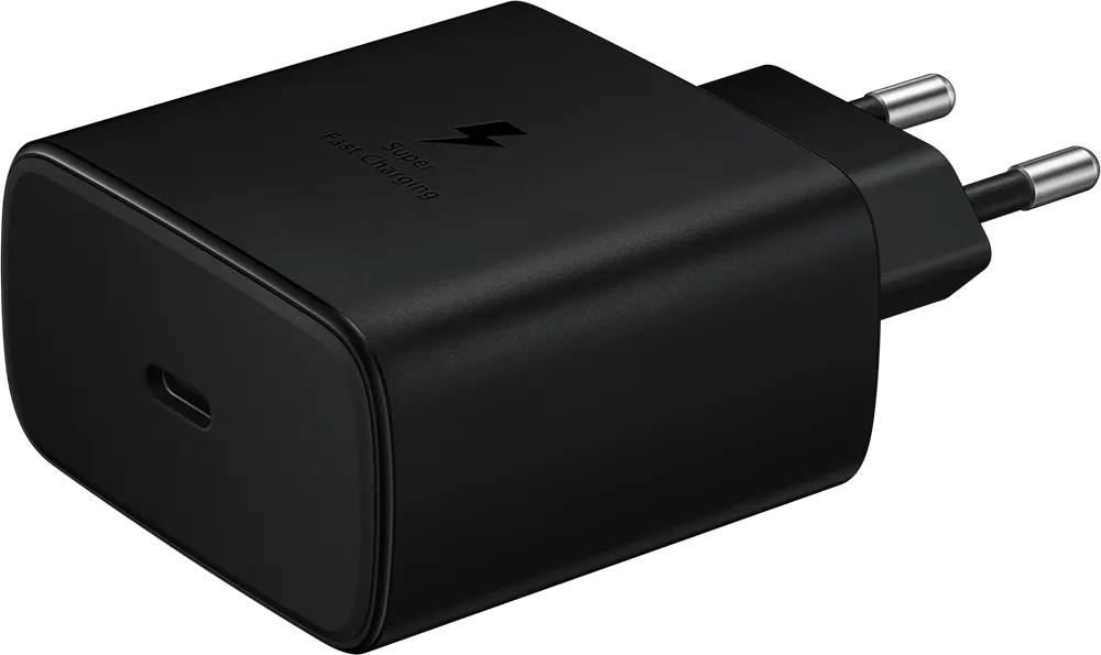 شاحن سريع سامسونج  منفذ USB-C، كابل 1.8 متر، أسود، EP-TA845XBEGEU