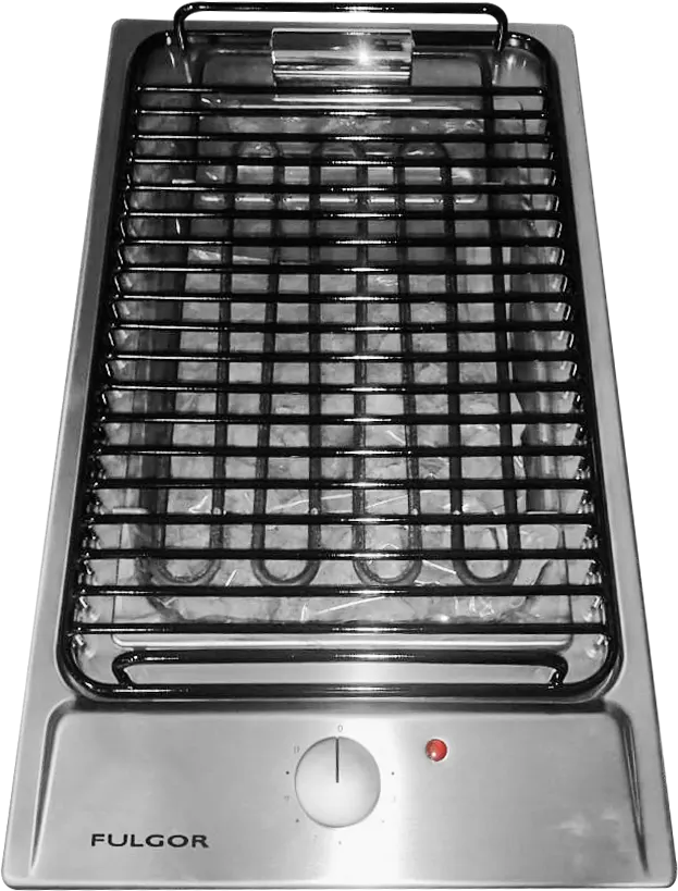 شواية فحم كهربائية بلت ان فولجور، 30 سم، ستانلس ستيل، فضي، DBBQE32