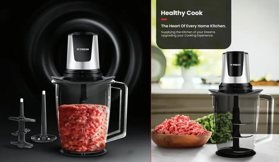 كبه فريش، 700 وات، 2 لتر، أسود، CH-700AS