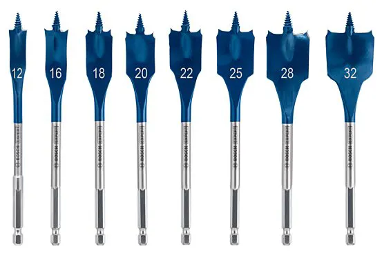 طقم بنط تخريم خشب بووش ،8  قطع، 900 335