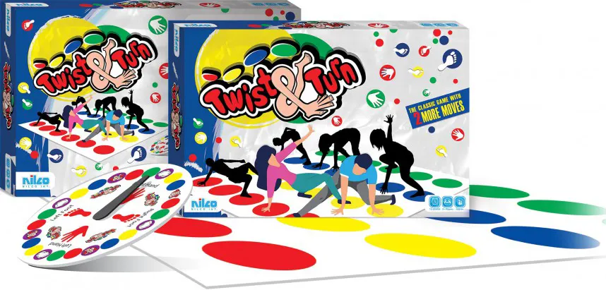 لعبة تويست آند تيرن من نيلكو، من 2 ل10 لاعبين