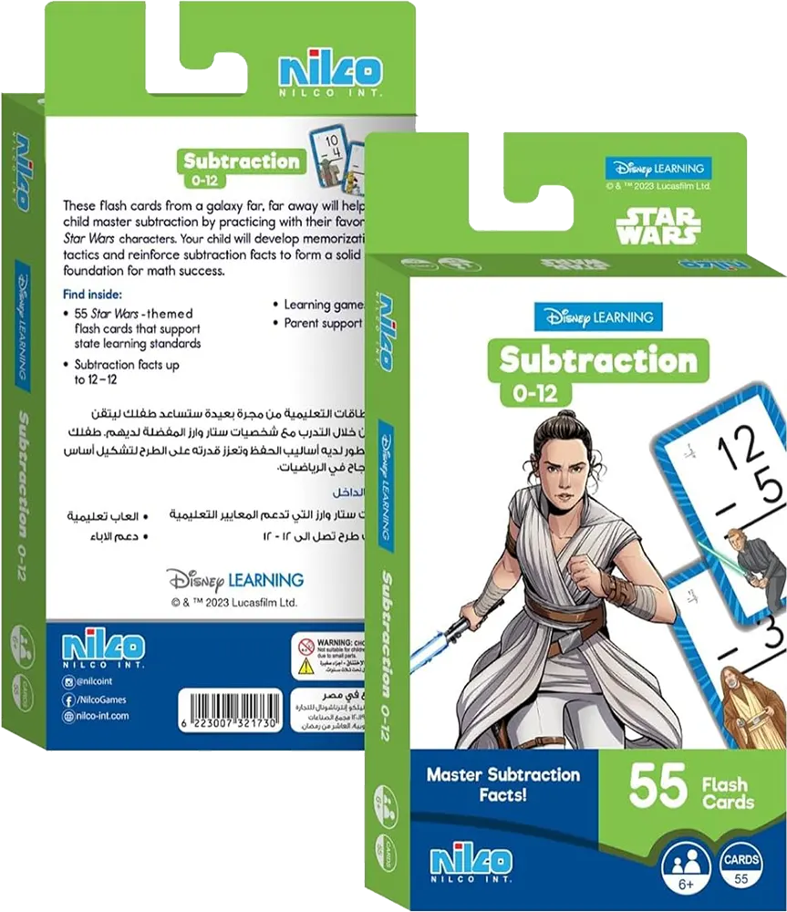 لعبة نيلكو ديزني حرب النجوم لتعلم الطرح، 1 لـ 2 لاعبين