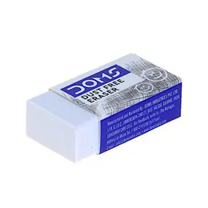 أستيكة دومز مستطيلة وسط،أبيض،3421