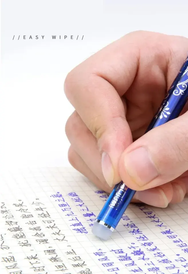 قلم حبر جاف بأستيكة جياندان ، 0.5 ملم،أزرق، 2257