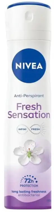 مزيل عرق نيفيا للنساء فريش سينسيشن، سبراي، 150 مل