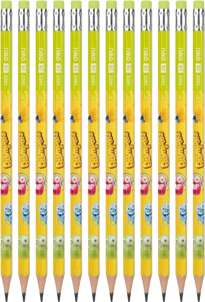 علبة قلم رصاص بأستيكة ديلي،12 قطعة، إتش بي، EU52000