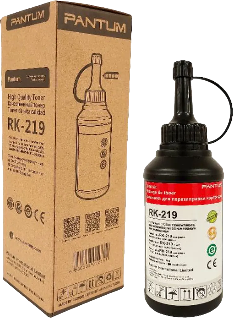 زجاجة حبر بانتوم ، 1600 صفحة، أسود ، RK-219