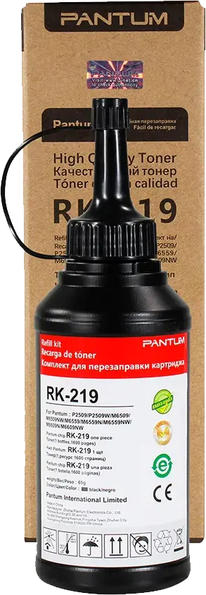 زجاجة حبر بانتوم ، 1600 صفحة، أسود ، RK-219