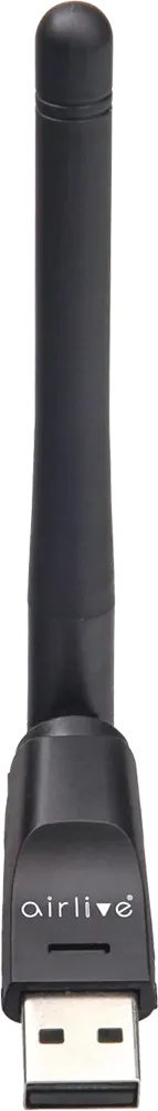 محول لاسلكي اير لايف، يو اس بي 2.0، 150 ميجابت في الثانية، مع هوائي، اسود، N15A