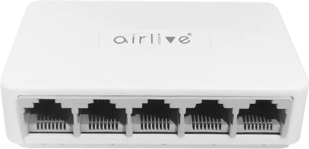 سويتش ايثرنت اير لايف 5 منافذ، سرعة جيجابايت في الثانية، أبيض، Live-5GT