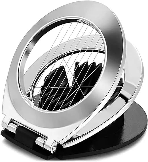 قطاعة بيض يدوية من الاستانلس 2 في 1