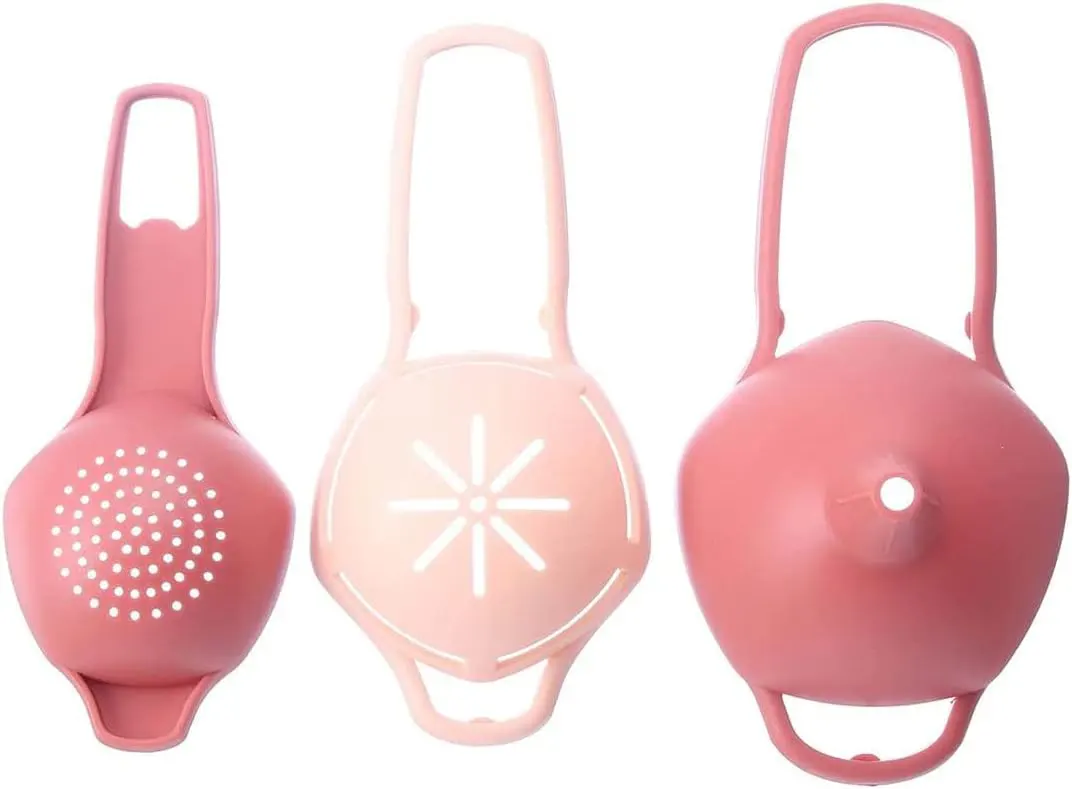 طقم قمع بلاستيك 3*1 ،ألوان متعددة