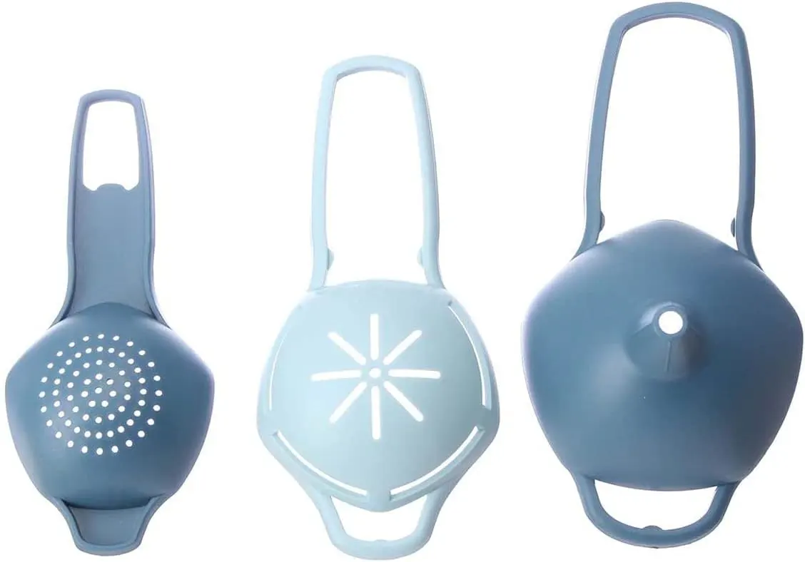 طقم قمع بلاستيك 3*1 ،ألوان متعددة