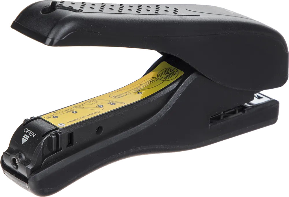 دباسة ورق مكتبية من إيجل ، سعة 25 ورقة ، أسود S10065BPS