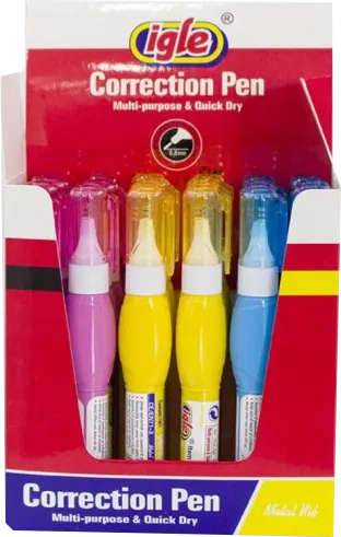 قلم كوريكتور ايجل 0.7 مل، قطعة واحدة، ألوان متعددة