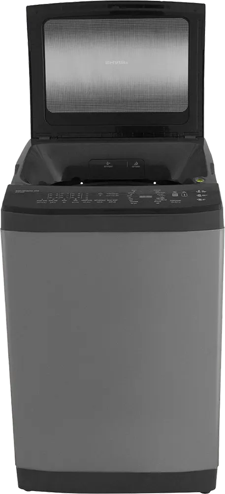 غسالة ملابس فوق اوتوماتيك شارب تحميل علوي، 11 كجم، شاشة ديجيتال، فضي غامق، ES-TN11GDSP