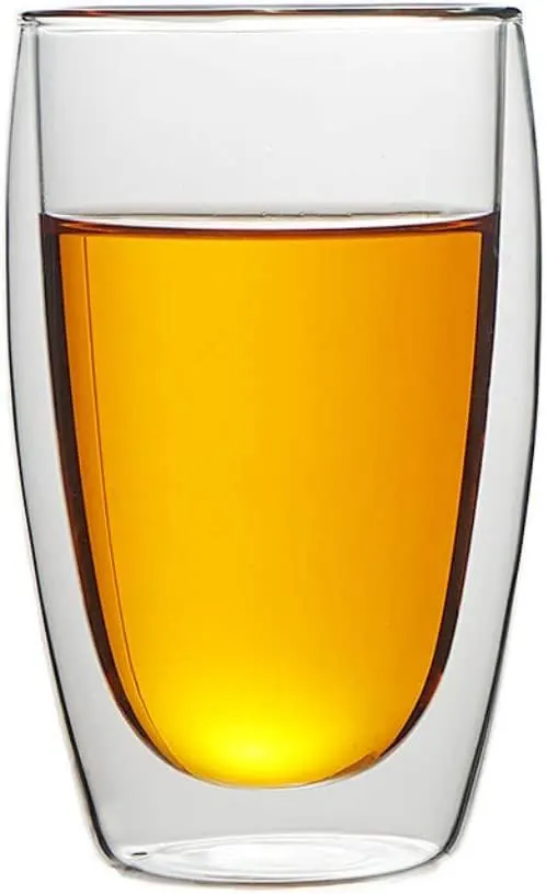 كوب زجاج دبل ، شفاف ، 1744