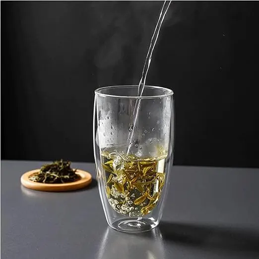 كوب زجاج دبل ، شفاف ، 1744