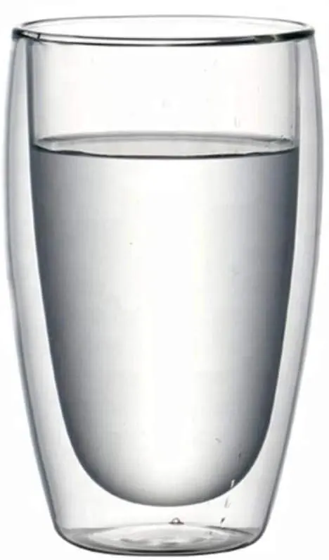 كوب زجاج دبل ، شفاف ، 1744