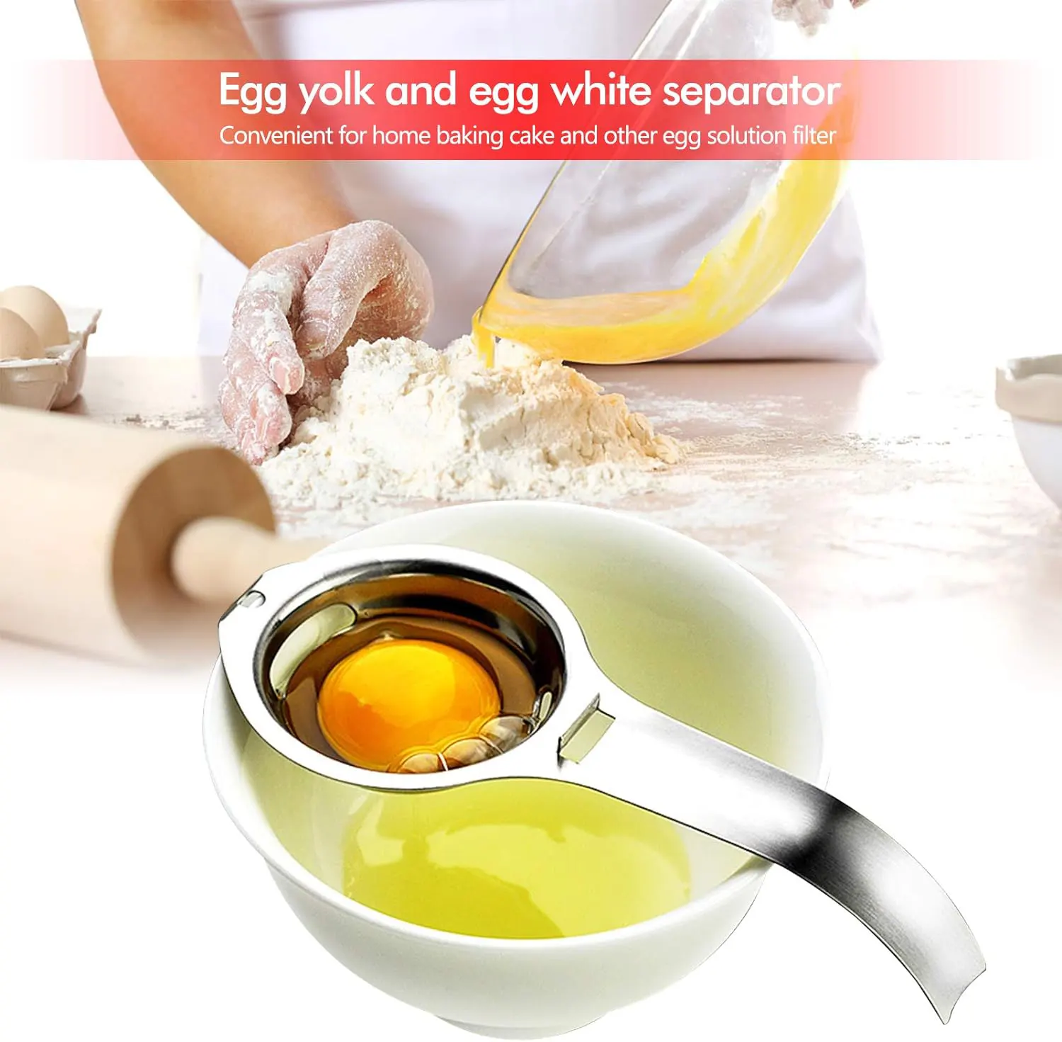 عازل بيض أستانلس ستيل