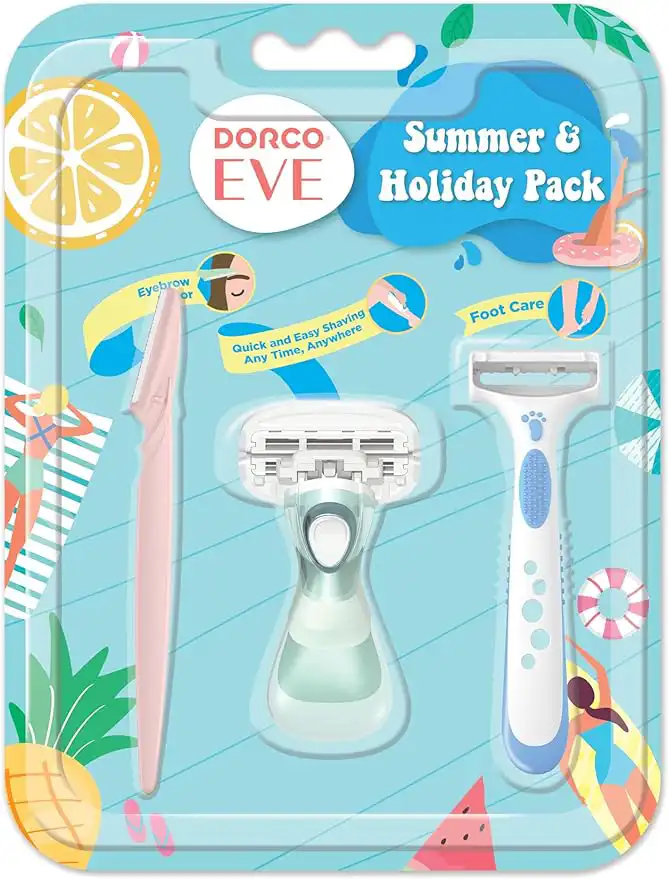 شفرات حلاقة للنساء  شفرات حلاقة + حواجب + العناية  بالقدمين من دوركو ايف