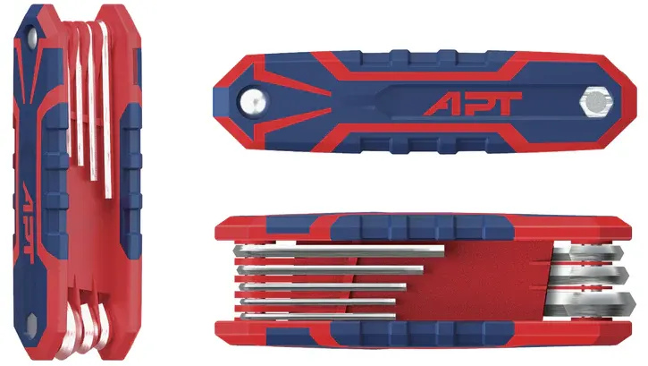 طقم مفاتيح سداسية  اي بي تي ،مسدس مطوة طويل، 7 قطع ، AH511501-7