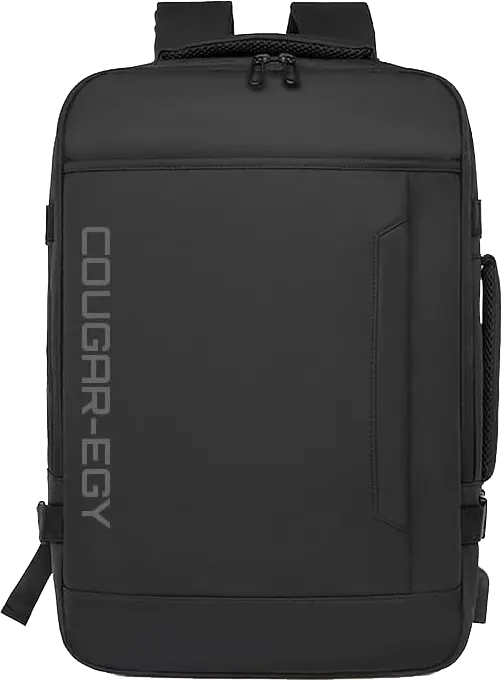 شنطة ظهر لاب توب كوجار، 15.6 بوصة، مقاومة للماء، اسود، 8008
