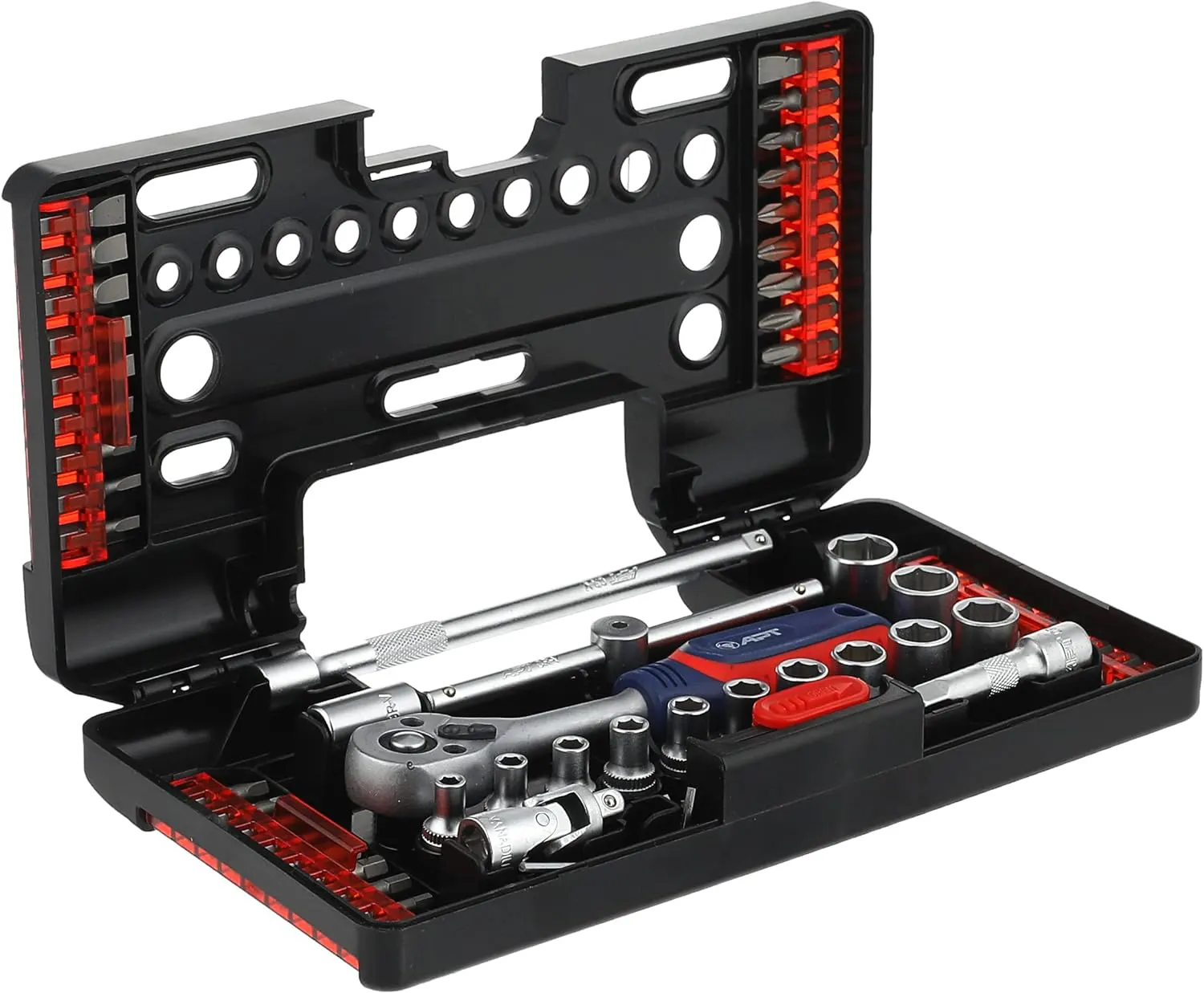 APT variable screwdriver bits and bits set + system wrench, 57 pieces, 8069157