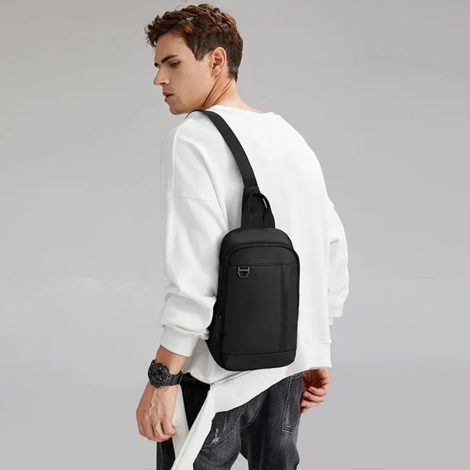 حقيبة كروس جولدن وولف، 7 انش، اسود، GXB00124