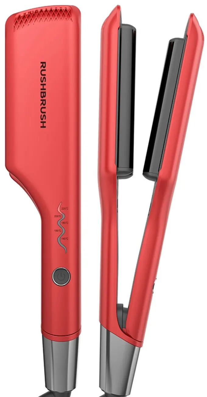 مكواة تجعيد الشعر راش براش M1 ، ألواح مصنوعة من سيراميك  ،220° سيلزيوس،أحمر