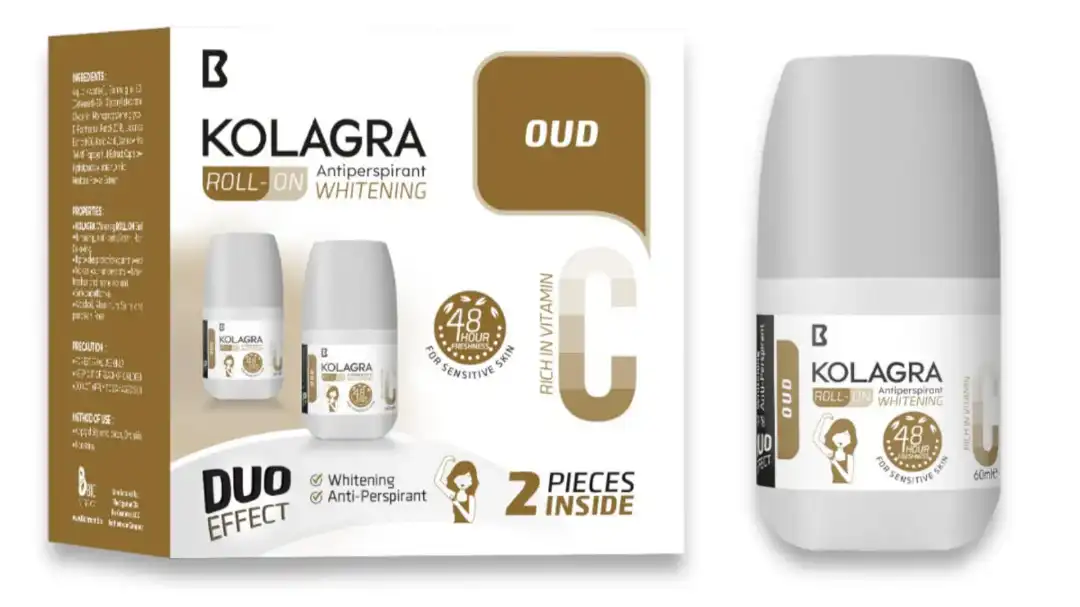 مزيل عرق رول اون عود من كولاجرا  1+1