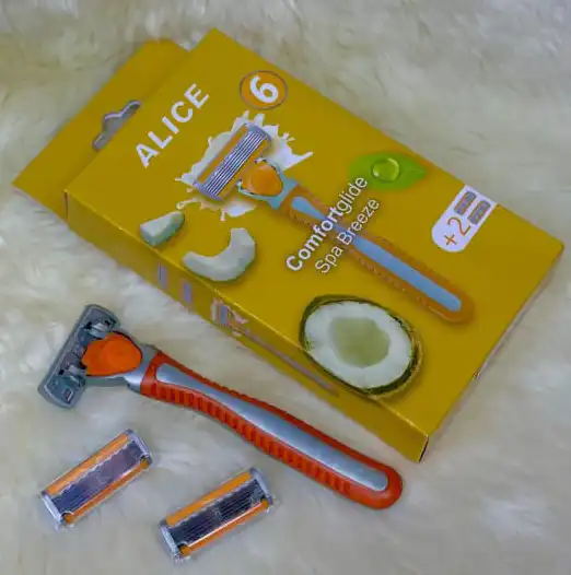 شفرات حلاقة للنساء كومفورت جلايد سبا بريز 2  قطع من أليس