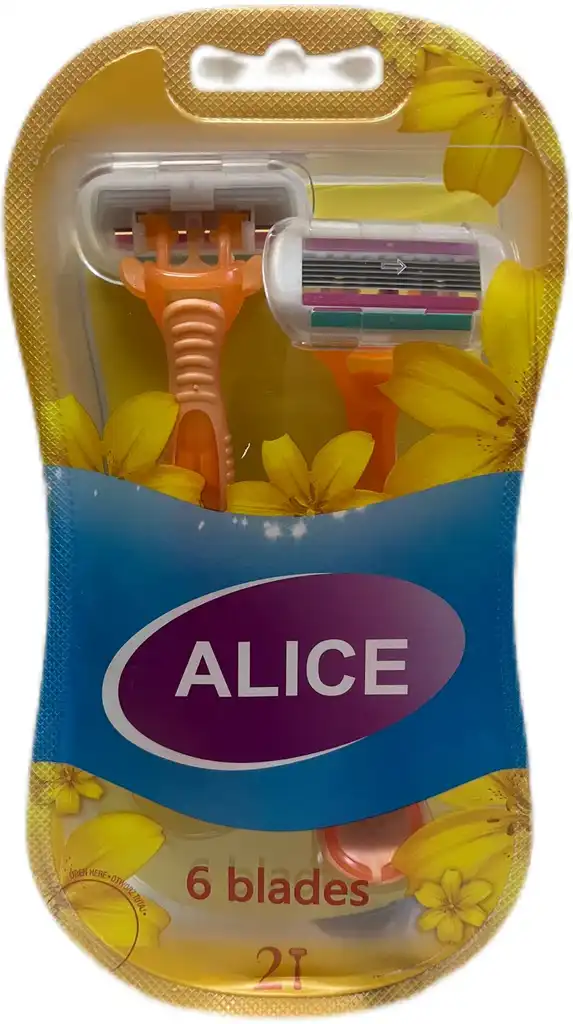 شفرات حلاقة للنساء 2 قطع من أليس