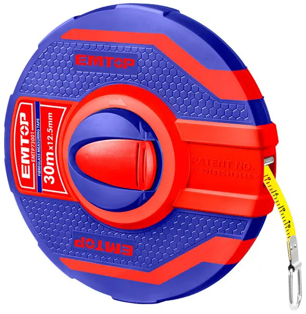 متر قياس فايبر إم توب، 30 متر ، 12.5 مللي ، EMTP83001